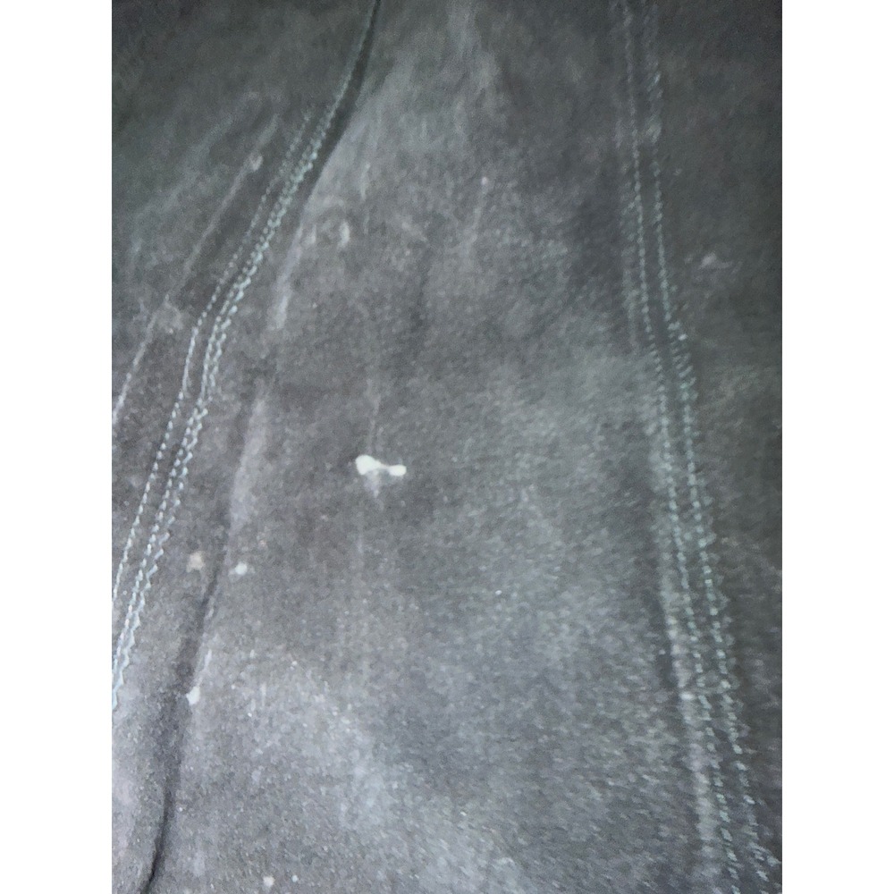 Rampage Mini‎ Skirt Black Guenuine Suede Leather Button Front Vintage 90s - Picture 5 of 5